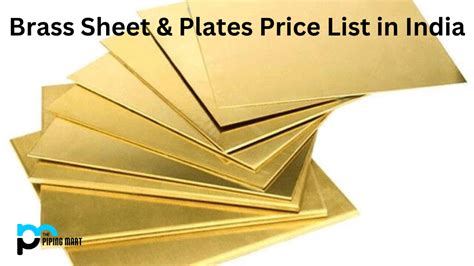 brass sheet metal prices|brass sheet price per kg.